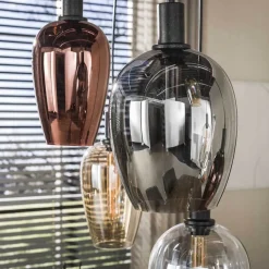 Kalfort Hanglampen|Glazen Hanglamp|Jenny 7-lichts Hanglamp Meerkleurig glas