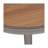WOOOD Tuintafels|Jeppe Hoogte verstelbare bartafel tuin aluminium bruin/grijs 70cm