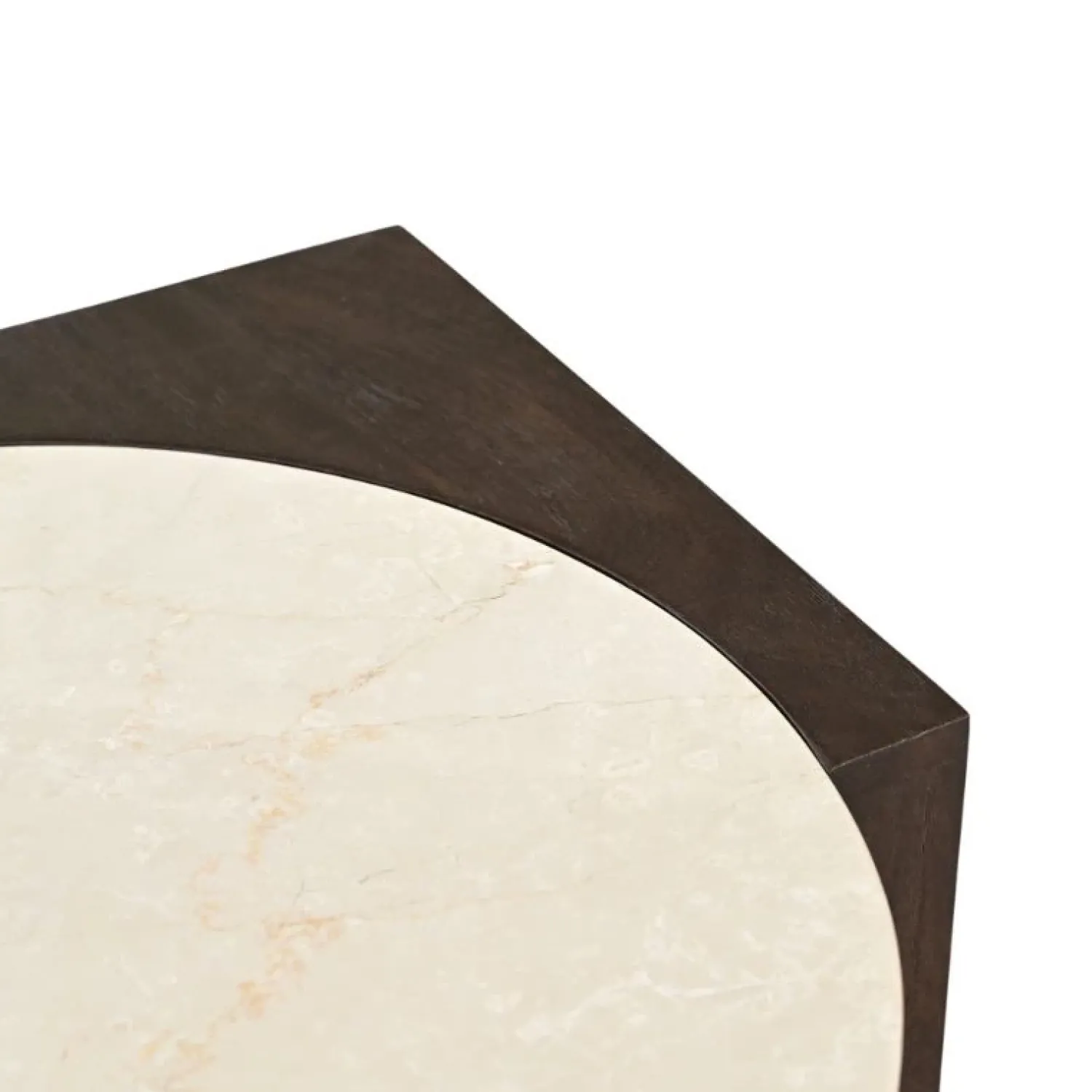 Furndea Bijzettafels|Jessie Bijzettafel Bruin Marmer 60 cm