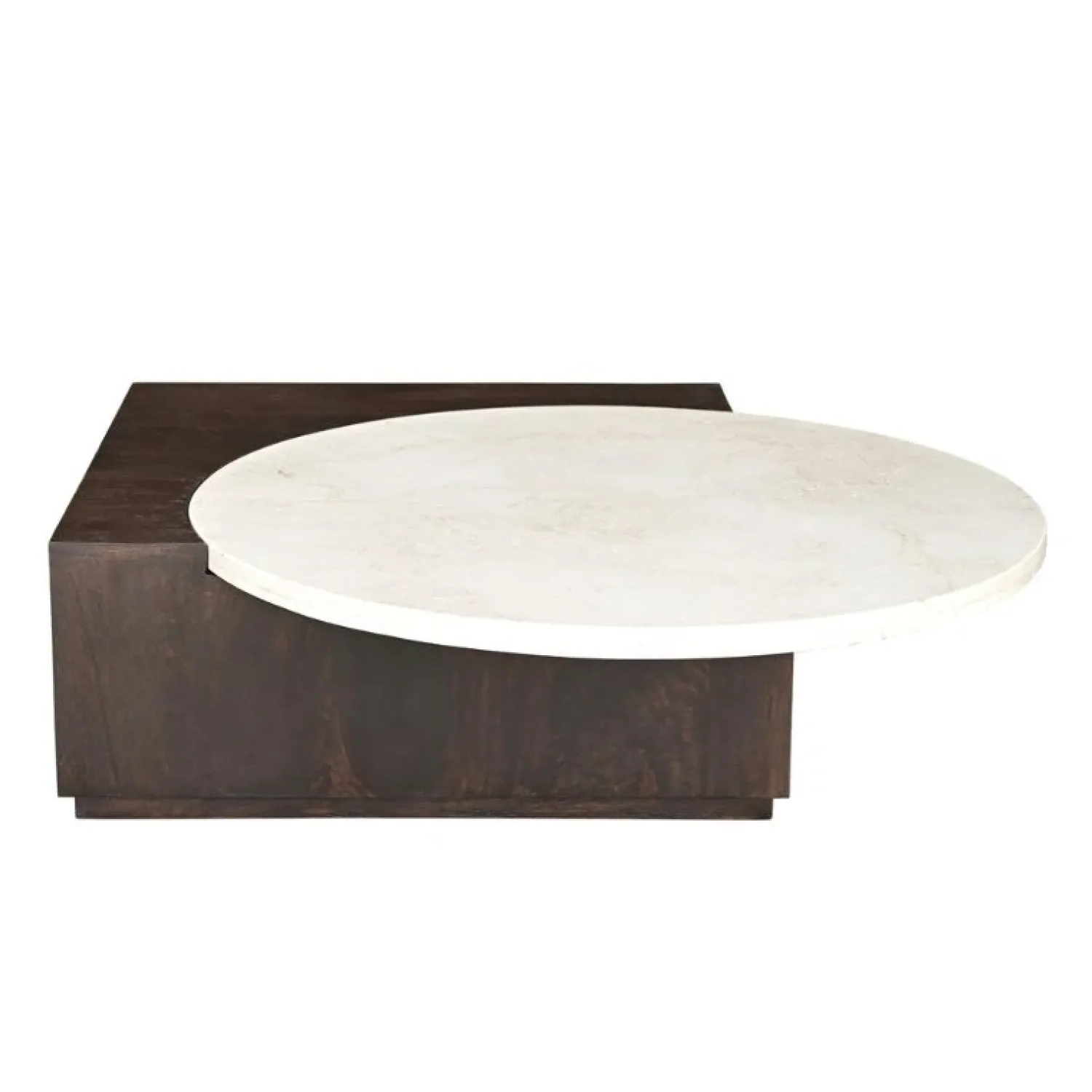 Furndea Salontafels|Jessie Salontafel Bruin Marmer 103 cm