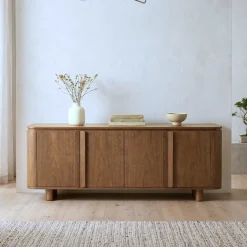 Vane Living Dressoirs|Industriele Kasten|Jessy Dressoir Bruin 200cm