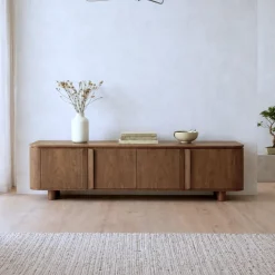 Vane Living Industriele Kasten|Tv Meubels|Jessy Tv Meubel Bruin 155 cm