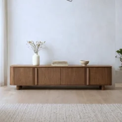 Vane Living Industriele Kasten|Tv Meubels|Jessy Tv Meubel Bruin 195 cm