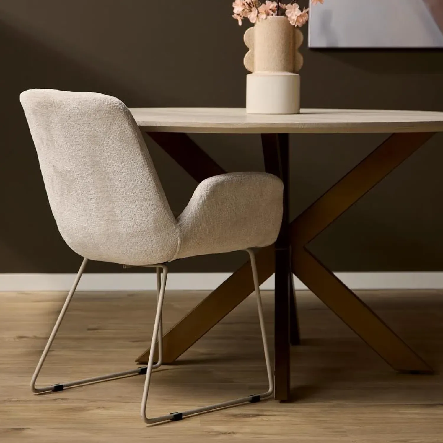 Furndea Eetkamerstoelen|Jinte Eetkamerstoel Zand