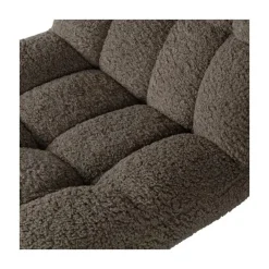 WOOOD Fauteuils|Job Draaifauteuil teddy groen