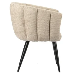 Pole to Pole Eetkamerstoelen|Jodie Eetkamerstoel Latte