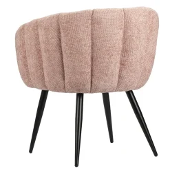 Pole to Pole Eetkamerstoelen|Jodie Eetkamerstoel Pastelroze