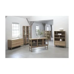 LykkeHome Boekenkasten|Industriele Kasten|Joey Boekenkast naturel 90cm