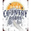 Metal Signs Metalen Borden|John Denver country roads - metalen bord