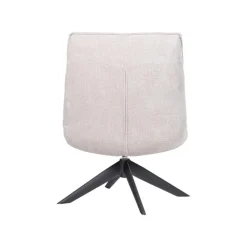 WOOOD Fauteuils|Jouke Draaifauteuil Chenille Naturel