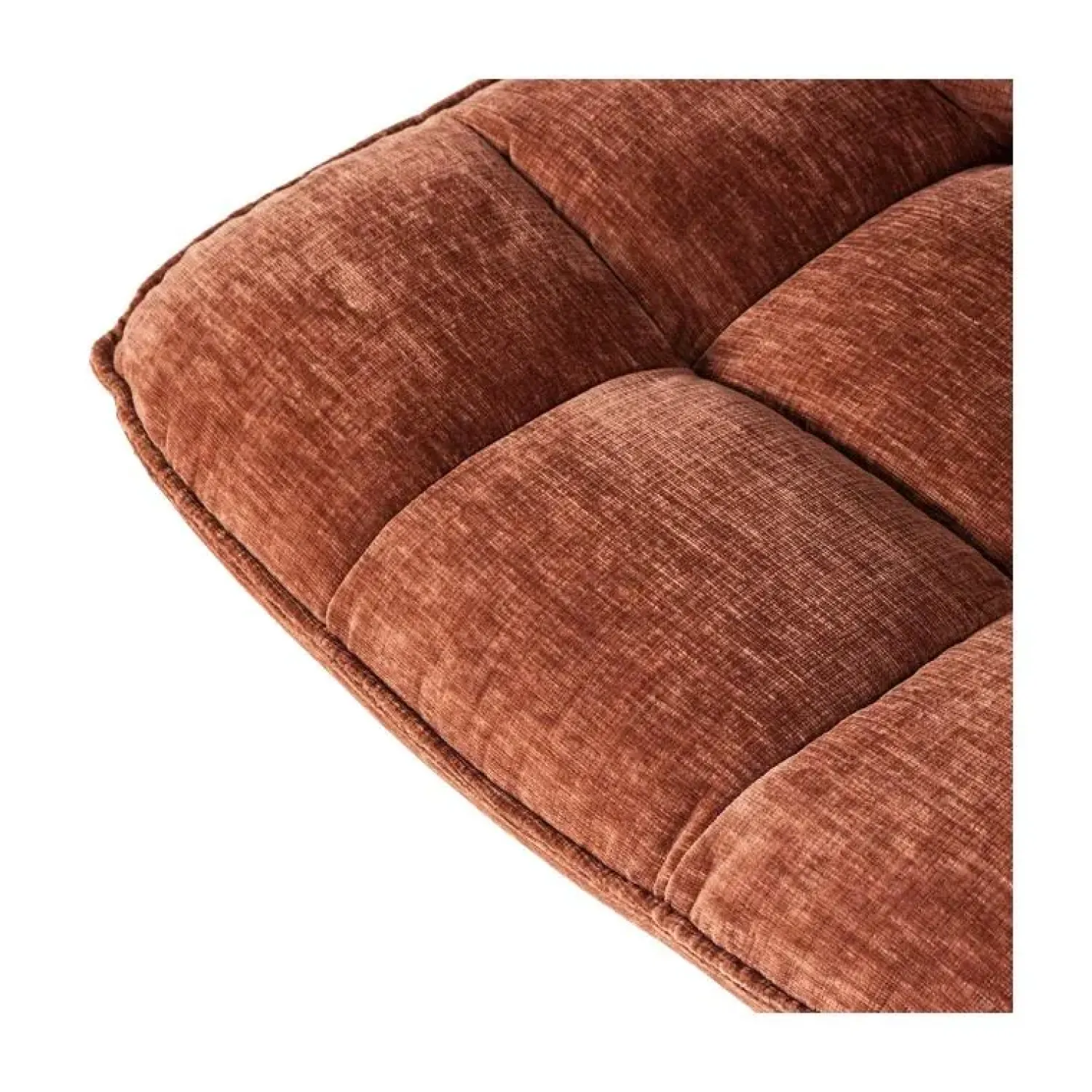 WOOOD Fauteuils|Jouke Draaifauteuil Chenille Roestbruin