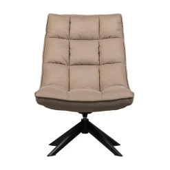 WOOOD Fauteuils|Jouke Draaifauteuil zand