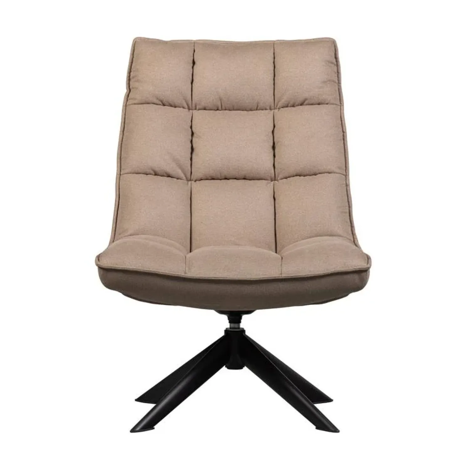WOOOD Fauteuils|Jouke Draaifauteuil zand