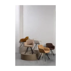 WOOOD Eetkamerstoelen|Juno Eetkamerstoel mesh naturel