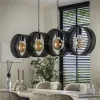 Kalfort Hanglampen|Juno 4-lichts Hanglamp Charcoal