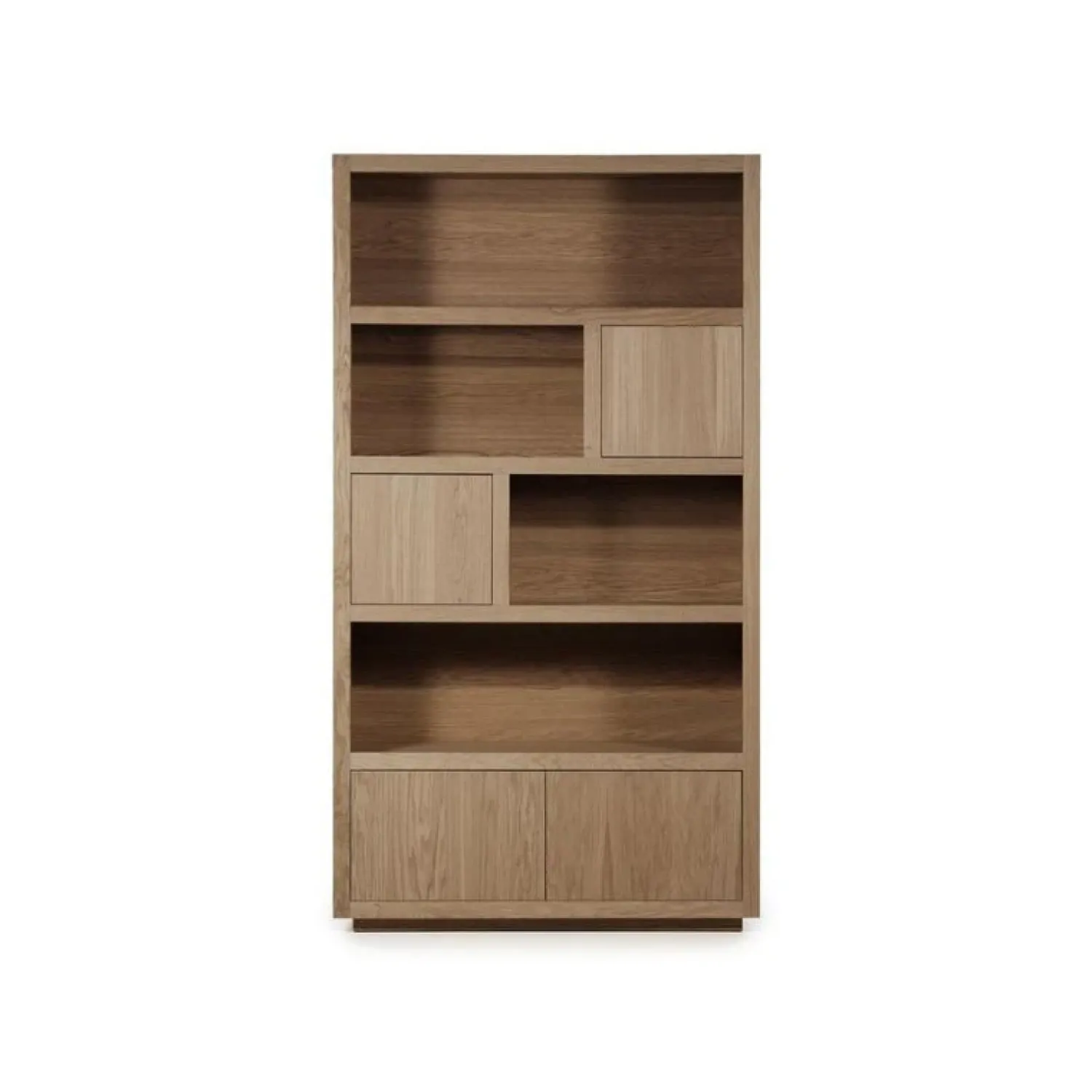 Eleonora Vakkenkasten|Boekenkasten|Kabinet Helsinki Lichtbruin 120x220cm