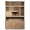 Eleonora Vakkenkasten|Boekenkasten|Kabinet Helsinki Lichtbruin 150x220cm