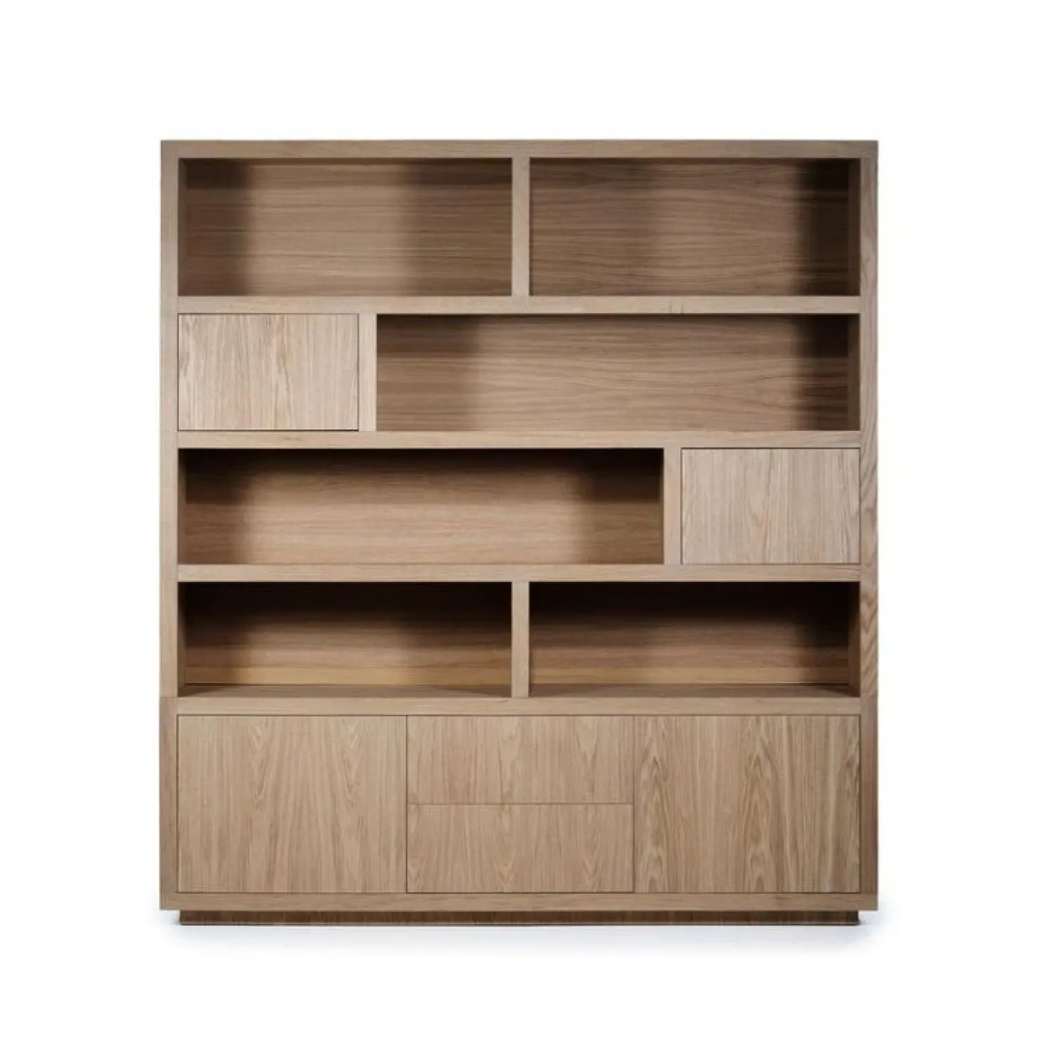 Eleonora Vakkenkasten|Boekenkasten|Kabinet Helsinki Lichtbruin 200x220cm