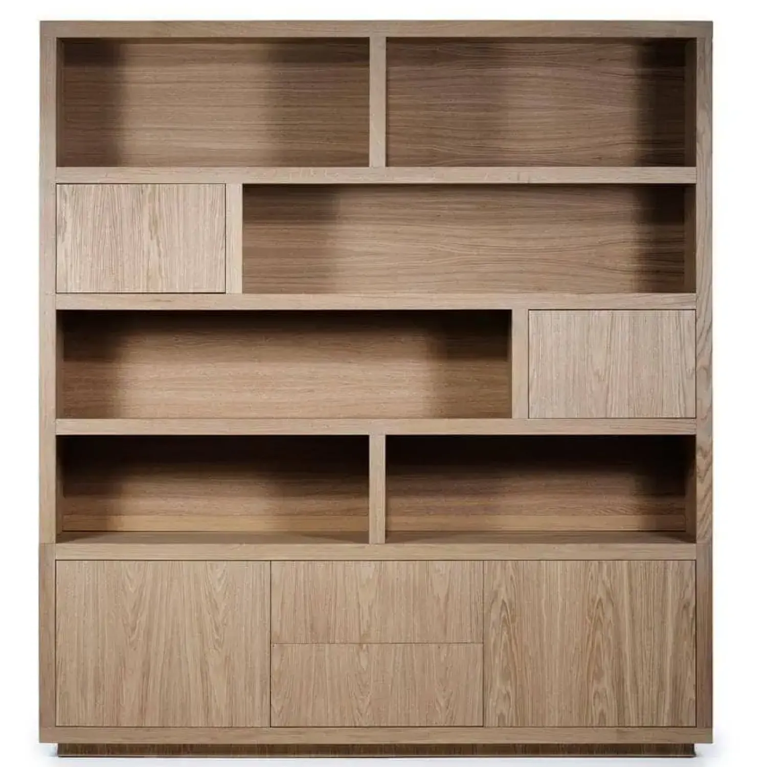 Eleonora Vakkenkasten|Boekenkasten|Kabinet Helsinki Lichtbruin 200x220cm