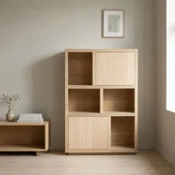 Eleonora Vakkenkasten|Boekenkasten|Kabinet Helsinki Naturel 120x170cm
