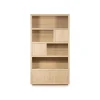 Eleonora Vakkenkasten|Boekenkasten|Kabinet Helsinki Naturel 120x220cm