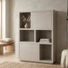 Eleonora Vakkenkasten|Boekenkasten|Kabinet Helsinki Taupe 120x170cm
