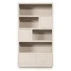Eleonora Vakkenkasten|Boekenkasten|Kabinet Helsinki Taupe 120x220cm