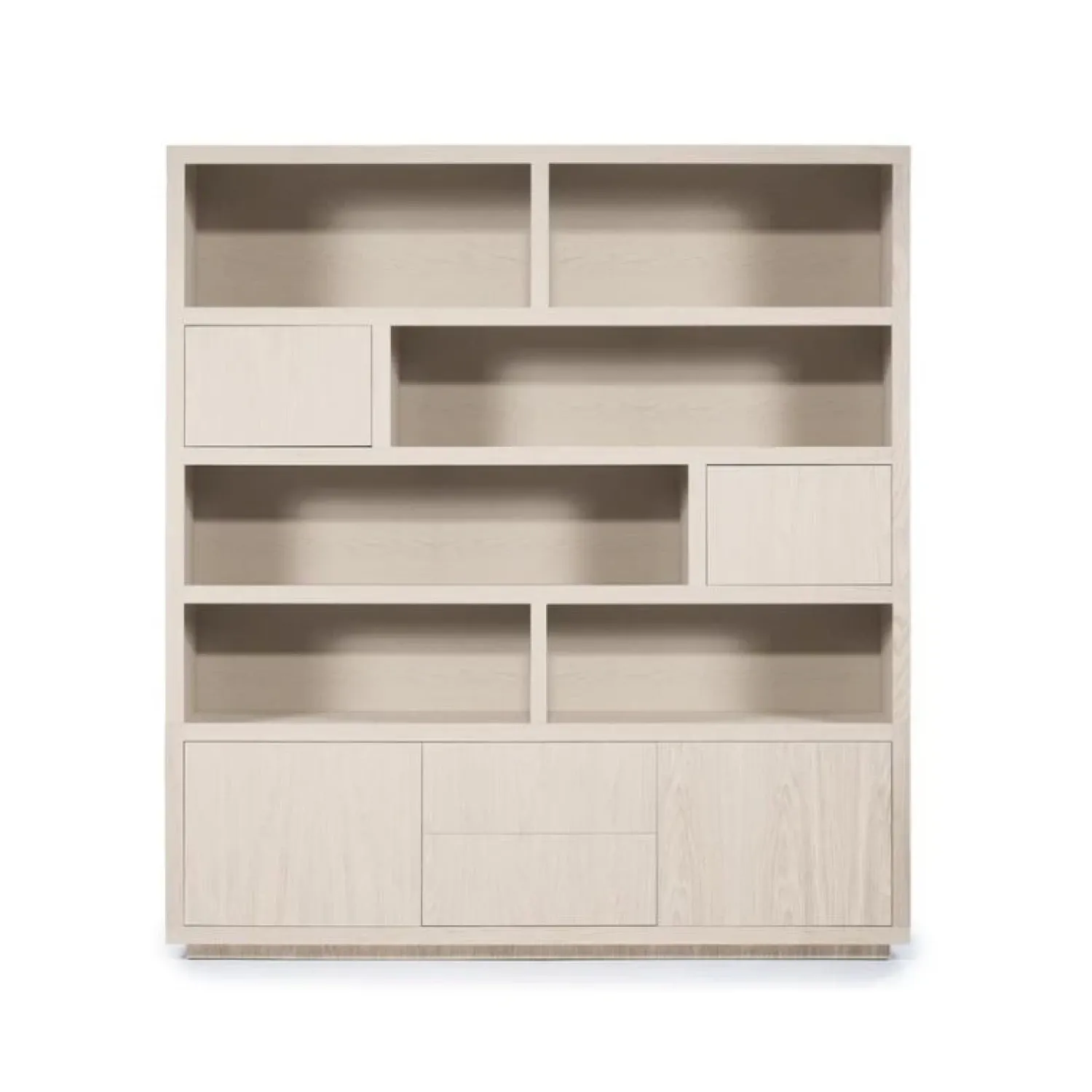 Eleonora Vakkenkasten|Boekenkasten|Kabinet Helsinki Taupe 200x220cm