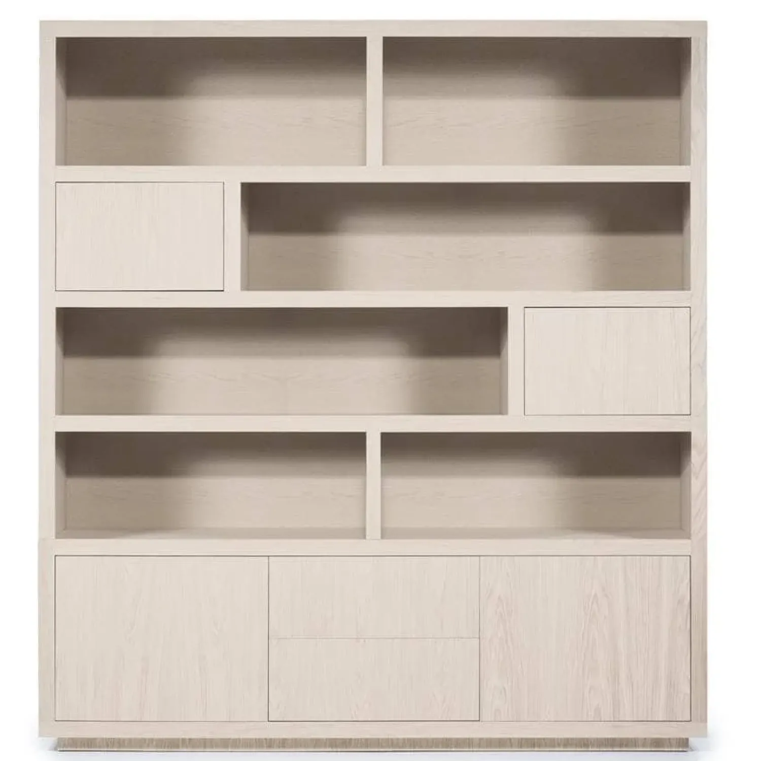 Eleonora Vakkenkasten|Boekenkasten|Kabinet Helsinki Taupe 200x220cm