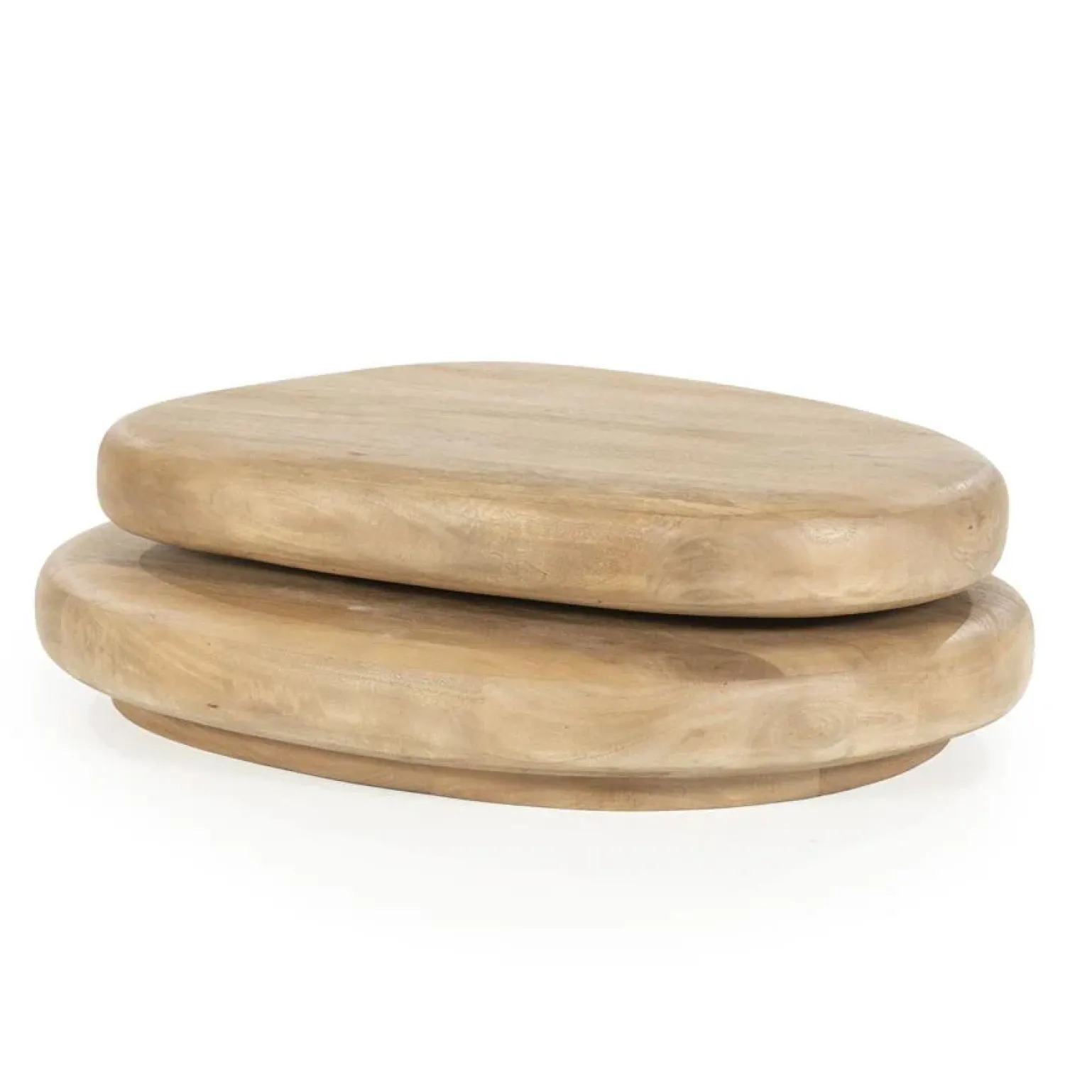 By Boo Salontafels|Kabo Salontafel set Mangohout lichtbruin 100cm