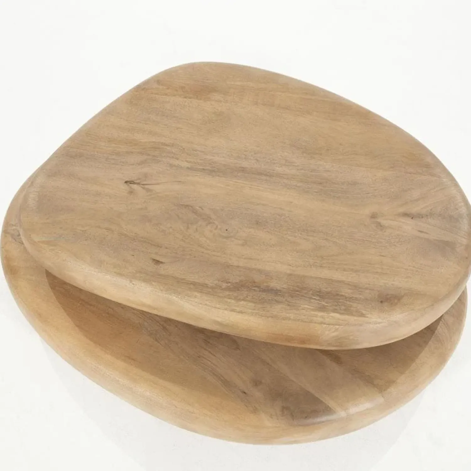 By Boo Salontafels|Kabo Salontafel set Mangohout lichtbruin 100cm