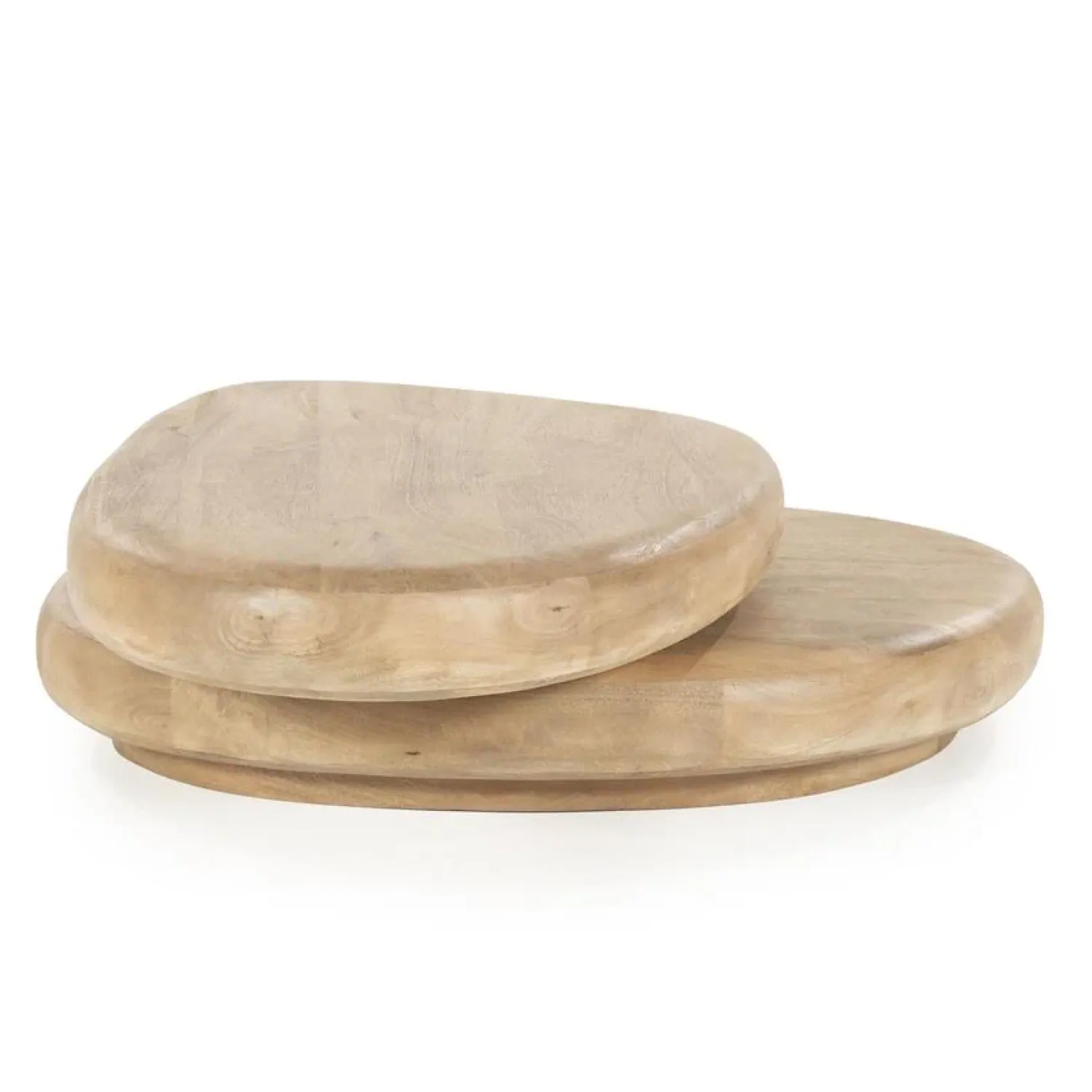 By Boo Salontafels|Kabo Salontafel set Mangohout lichtbruin 100cm