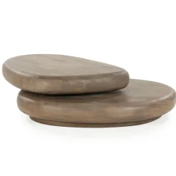 By Boo Salontafels|Kabo Salontafel set Mangohout bruin 100cm