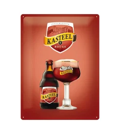 Metal Signs Metalen Borden|Kasteel rouge bier - metalen bord
