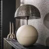 Kalfort Tafellampen|Katniss 1-lichts Tafellamp koepel L Grijs