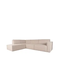 Label51 Hoekbanken|Loungebanken|Kay Bank 5-zits Naturel Boucle Links