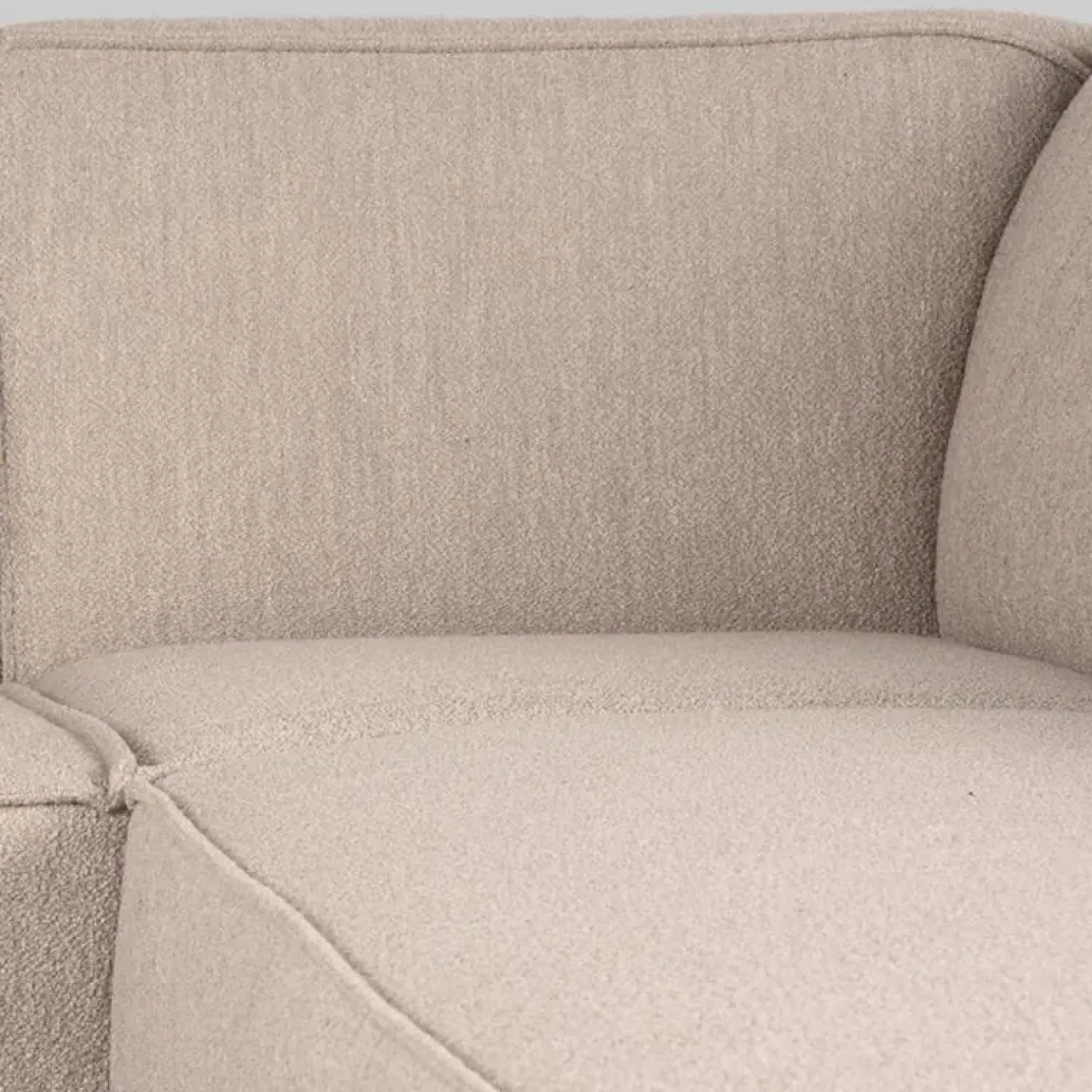 Label51 Hoekbanken|Loungebanken|Kay Bank 5-zits Naturel Boucle Rechts