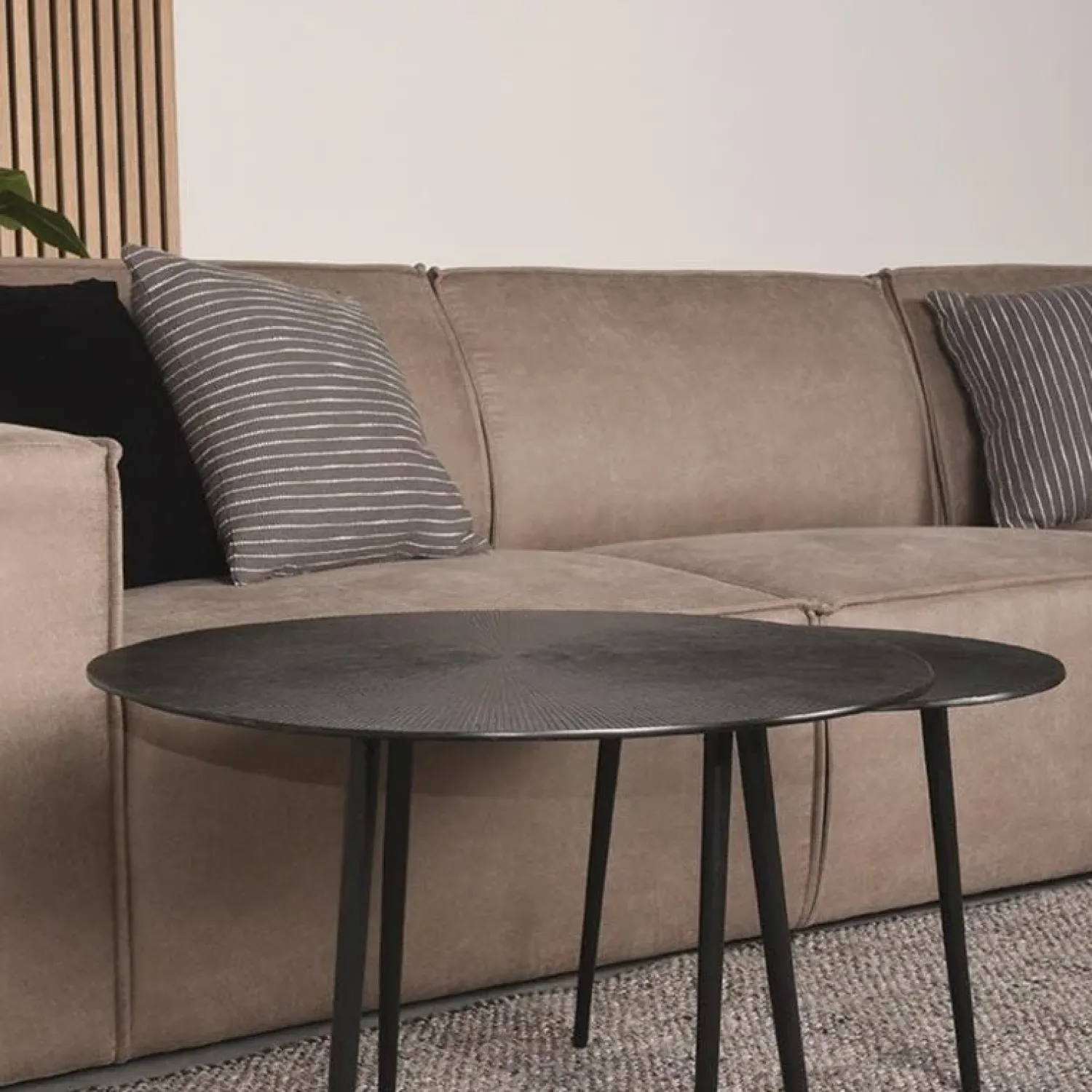 Label51 Hoekbanken|Loungebanken|Kay Bank 5-zits Taupe Rechts
