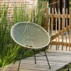 WOOOD Tuinstoelen|Kazoun Tuin loungestoel wicker groen