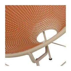 WOOOD Tuinstoelen|Kazoun Tuin loungestoel wicker oranje