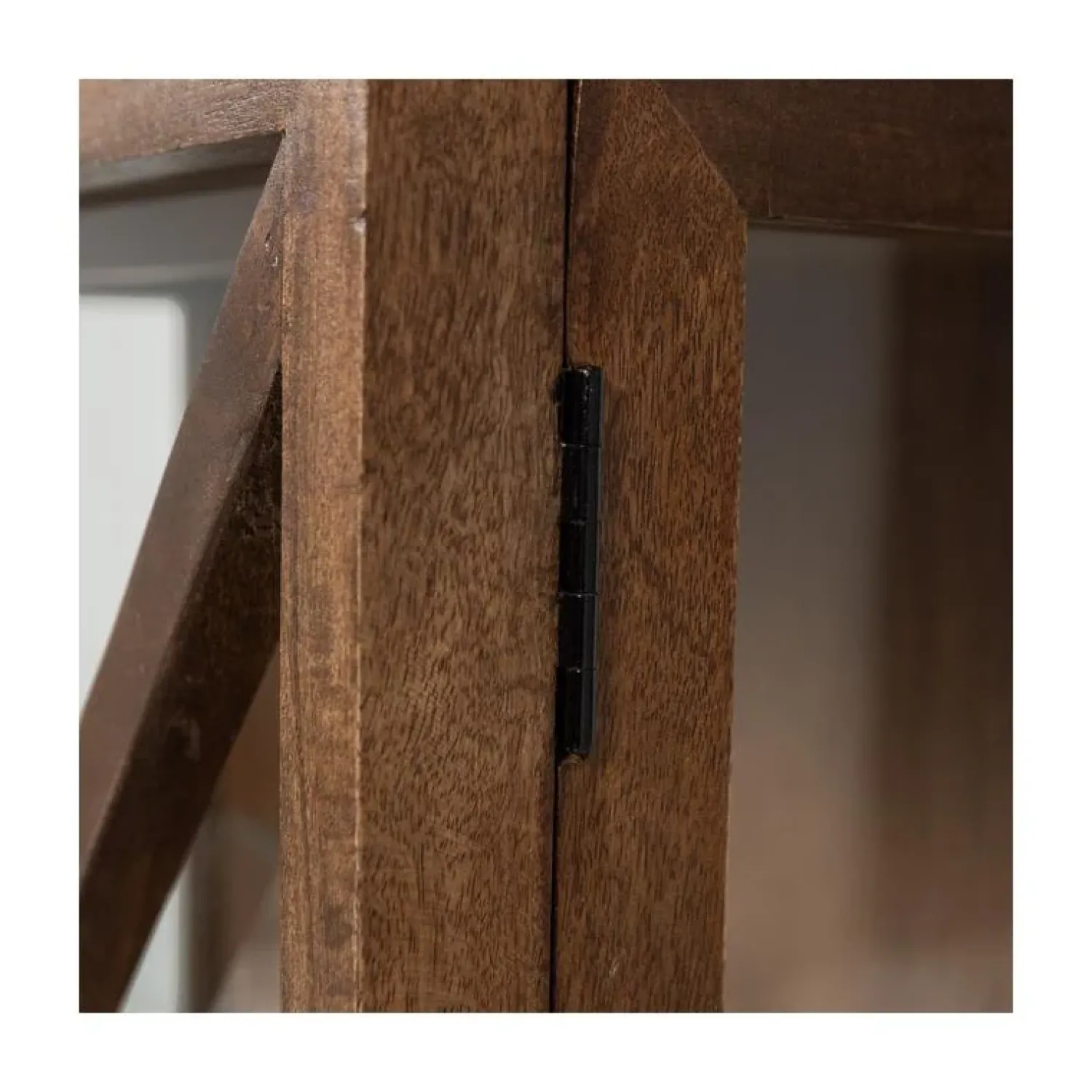 WOOOD Wandkasten|Industriele Kasten|Kella 1-deurs kast mangohout bruin 40cm