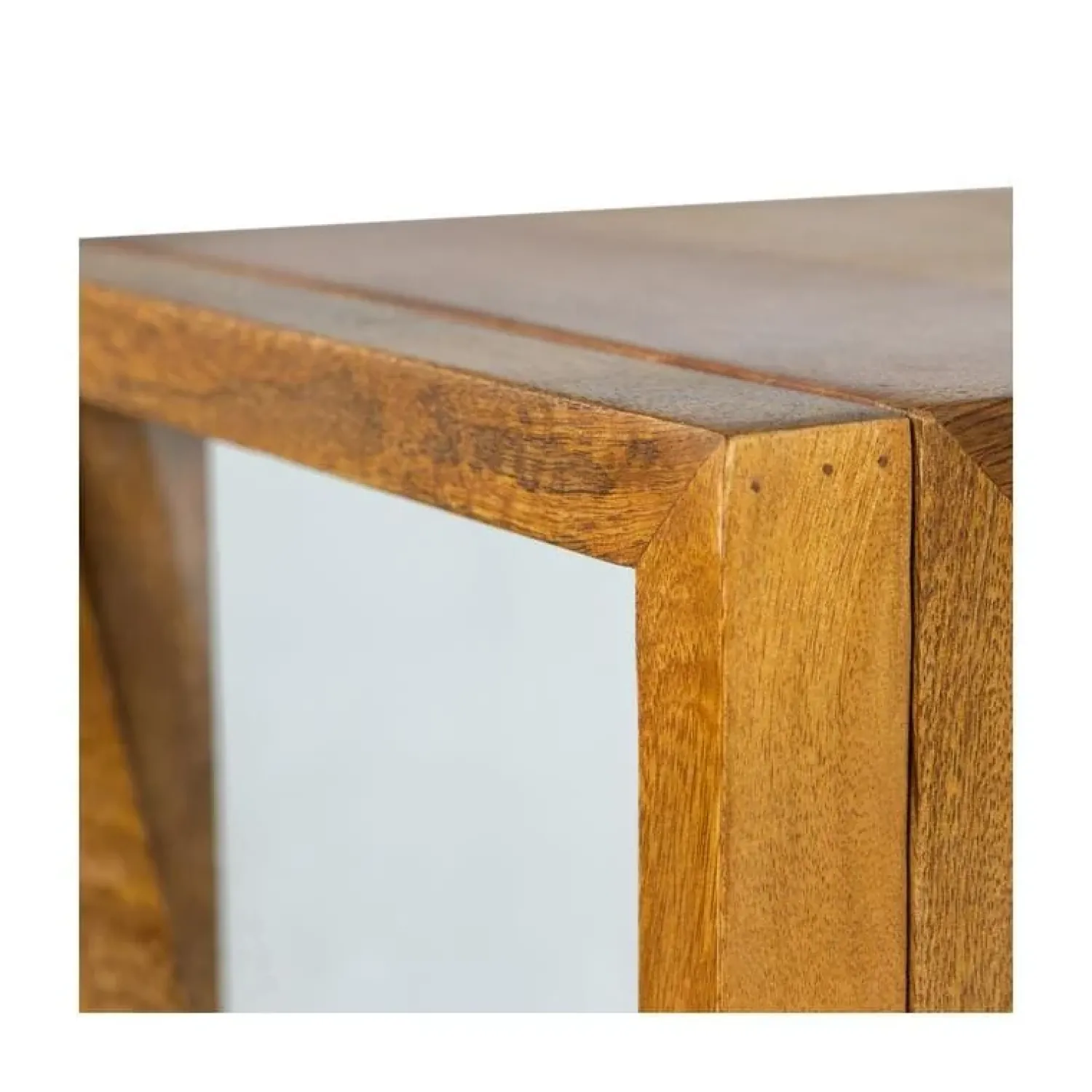 WOOOD Wandkasten|Industriele Kasten|Kella 1-deurs kast mangohout naturel 40cm