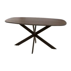 Kalfort Eettafels|Kelvin Eettafel deens ovaal Acaciahout 150cm
