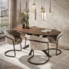 Kalfort Eettafels|Kelvin Eettafel deens ovaal Acaciahout 180cm