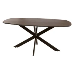 Kalfort Eettafels|Kelvin Eettafel deens ovaal Acaciahout 180cm
