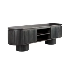Dutchbone Industriele Kasten|Tv Meubels|Kenji Tv meubel Bruin 140cm