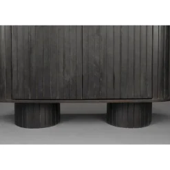Dutchbone Wandkasten|Industriele Kasten|Kenji Wandkast Bruin 110cm