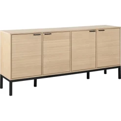 Nordhavn Dressoirs|Industriele Kasten|Kestel Dressoir Naturel 180cm