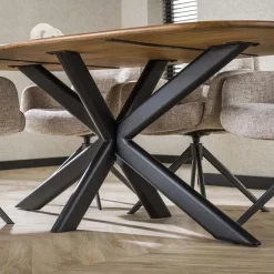 Kalfort Eettafels|Kevin Eettafel deens ovaal Mangohout 180cm