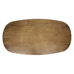 Kalfort Eettafels|Kevin Eettafel deens ovaal Mangohout 215cm